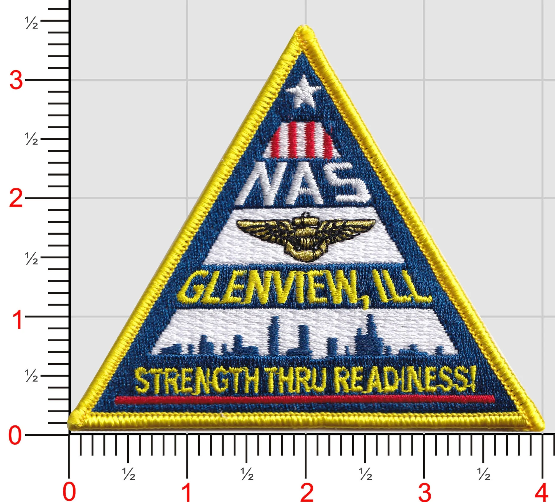 Officially Licensed Naval Air Station NAS Glenview, IL Patch