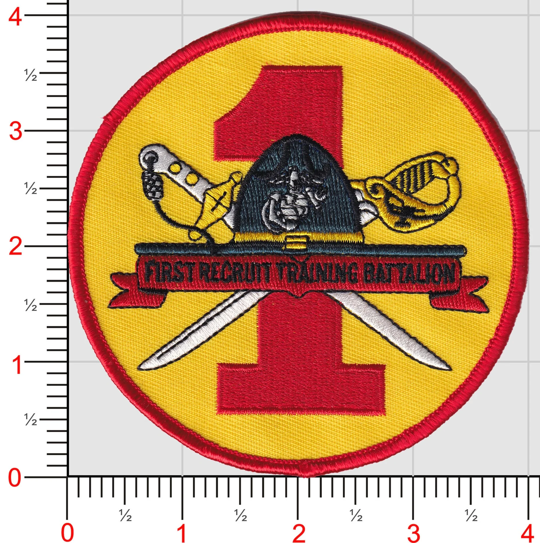 Officially Licensed USMC 1st Recruit Training Battalion Patch