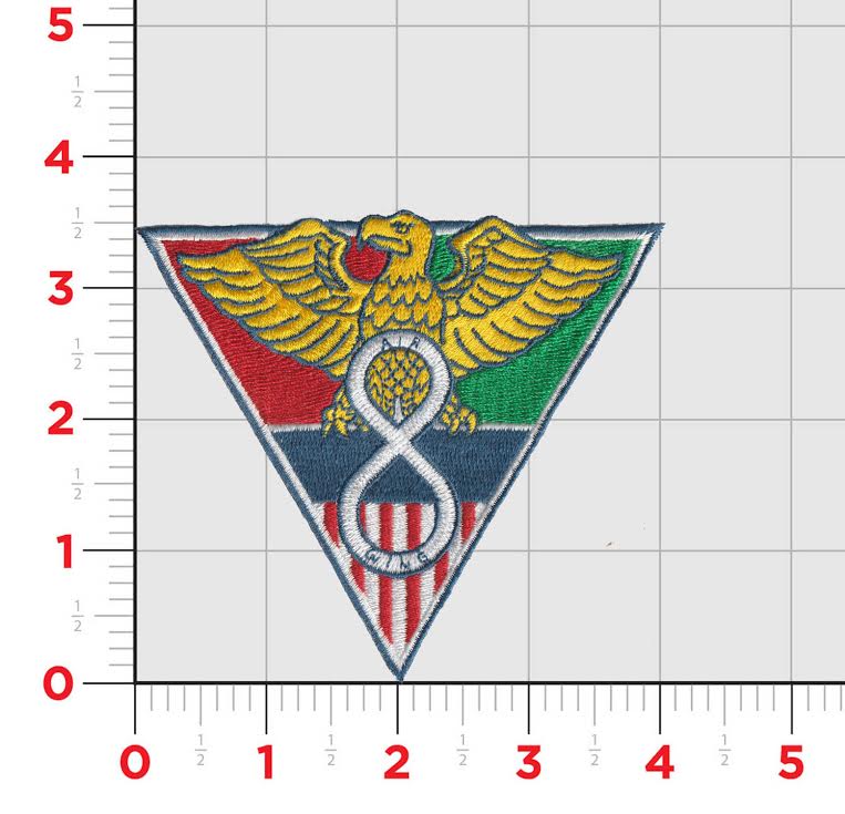 Officially Licensed US Navy Carrier Air Wing CVW-8 Patch