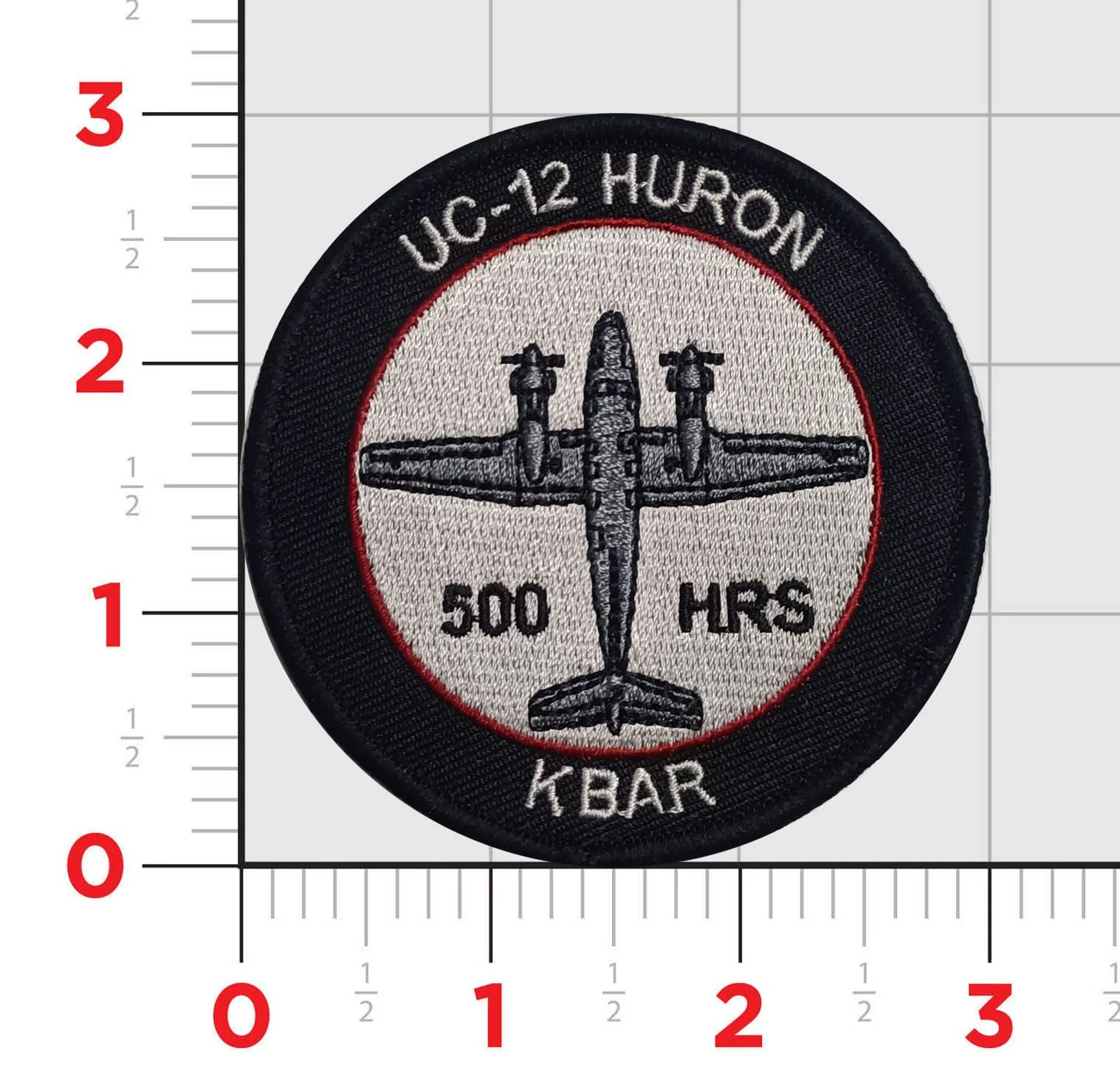 Official HQ Squadron New River UC-12 Huron Shoulder Patch