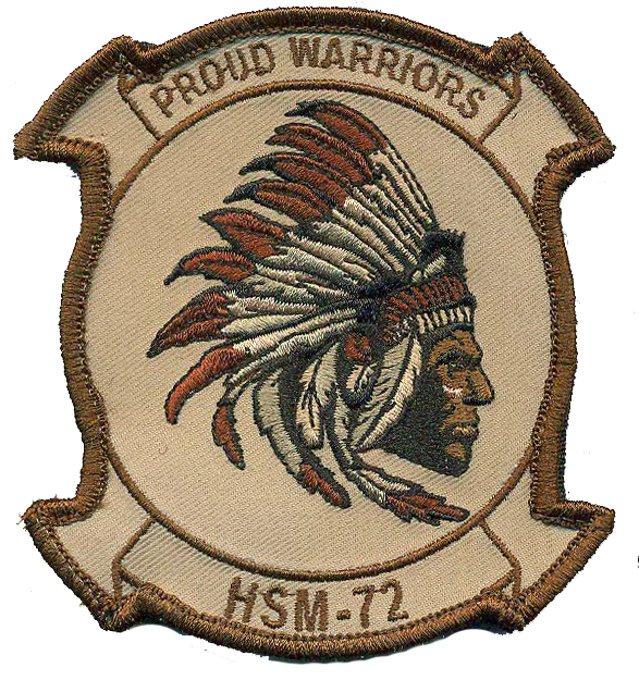 Officially Licensed US Navy HSM-72 Proud Warriors Squadron Patches