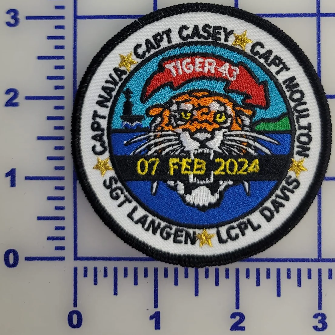Official HMH-361 Flying Tigers Tiger 43 Memorial Patch & Sticker