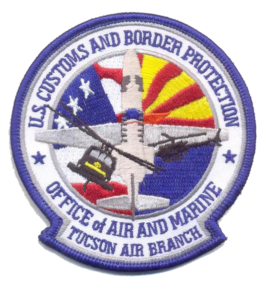 US Customs and Border Protection, Tucson Air Branch (Office of Air and Marine) Patch Full Color Patch