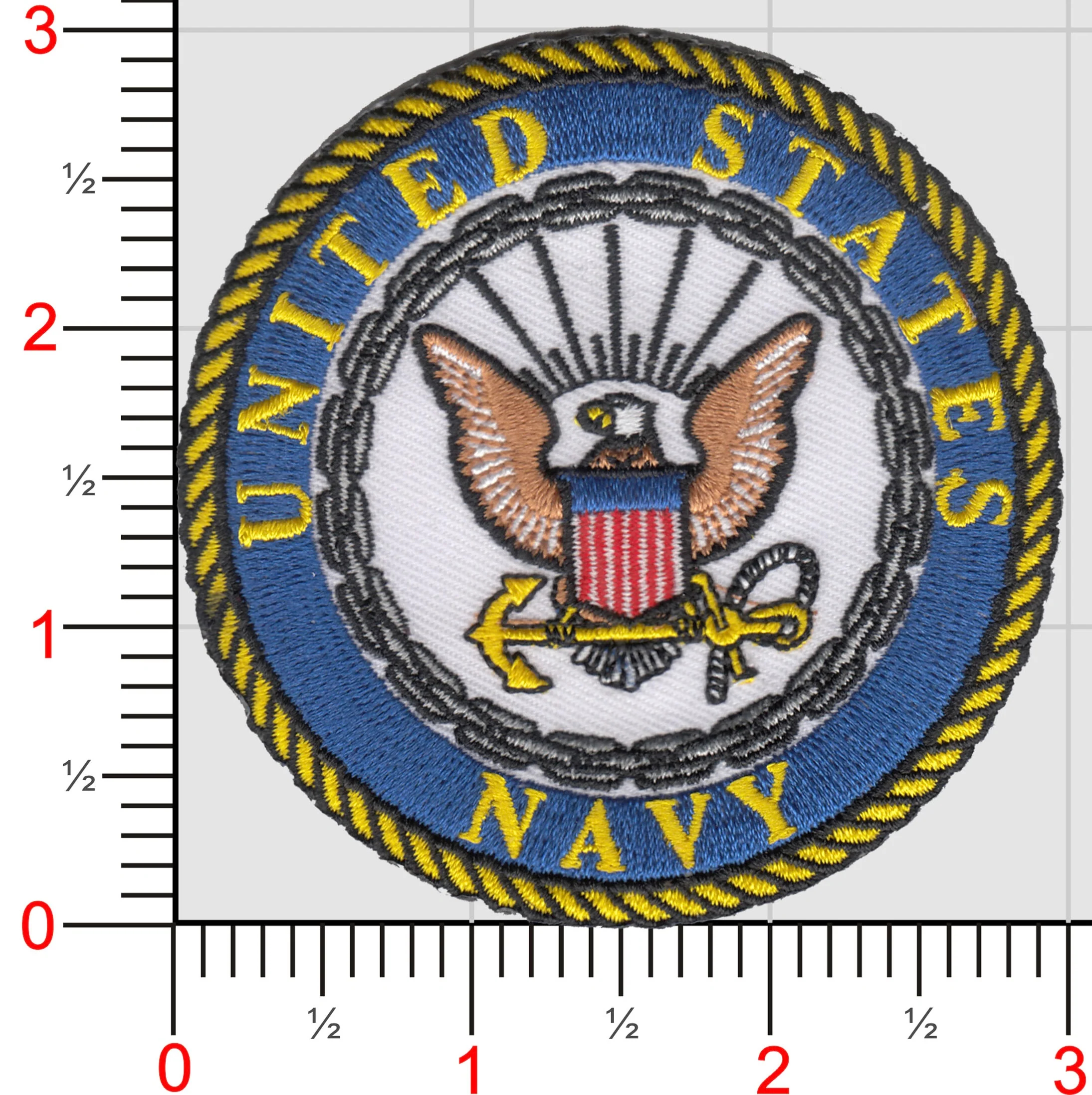 Officially Licensed US Navy Crest Patch