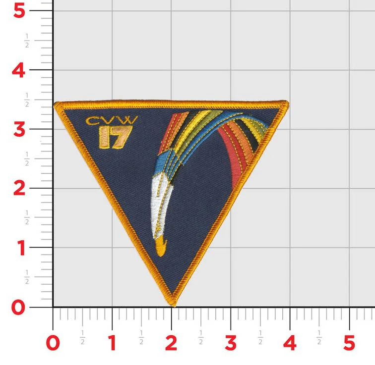 Officially Licensed US Navy Carrier Air Wing CVW-17 Patch
