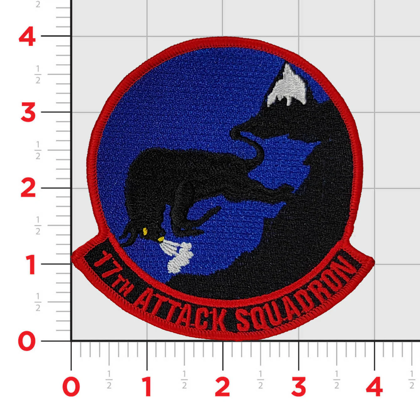 Official USAF 17th Attack Squadron Bulls Patch