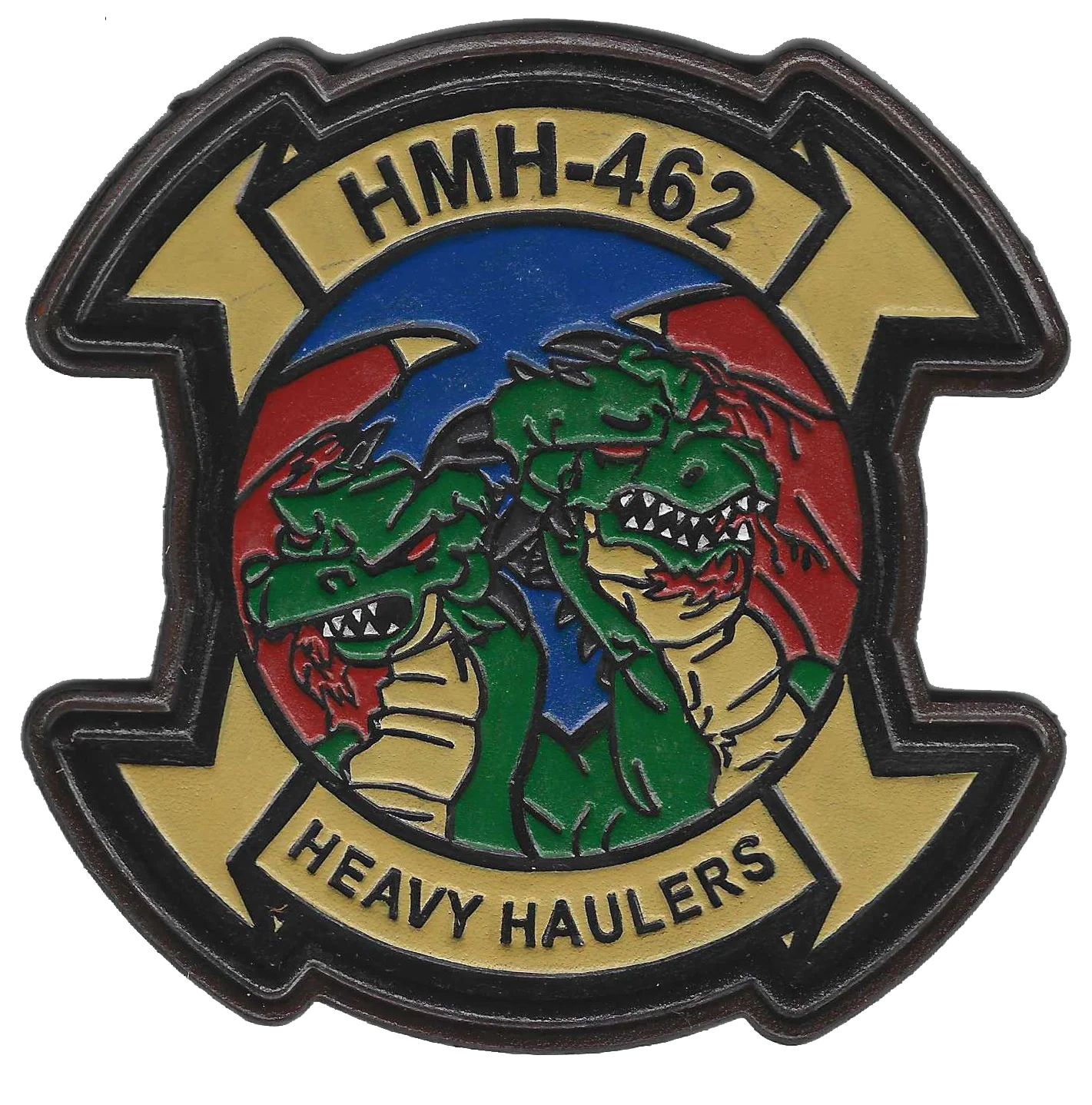 Officially Licensed HMH-462 Heavy Haulers Leather patch