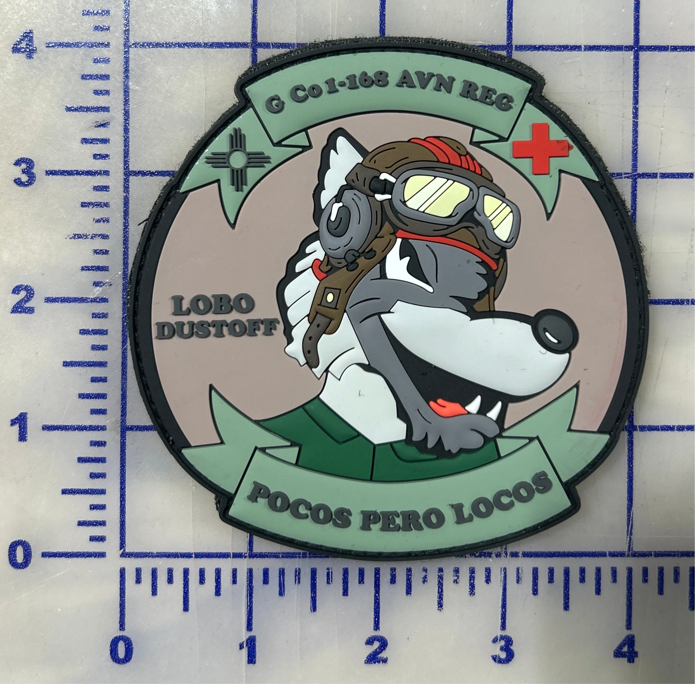 Official NM Guard G Co 1-168th Aviation Regiment PVC Patch