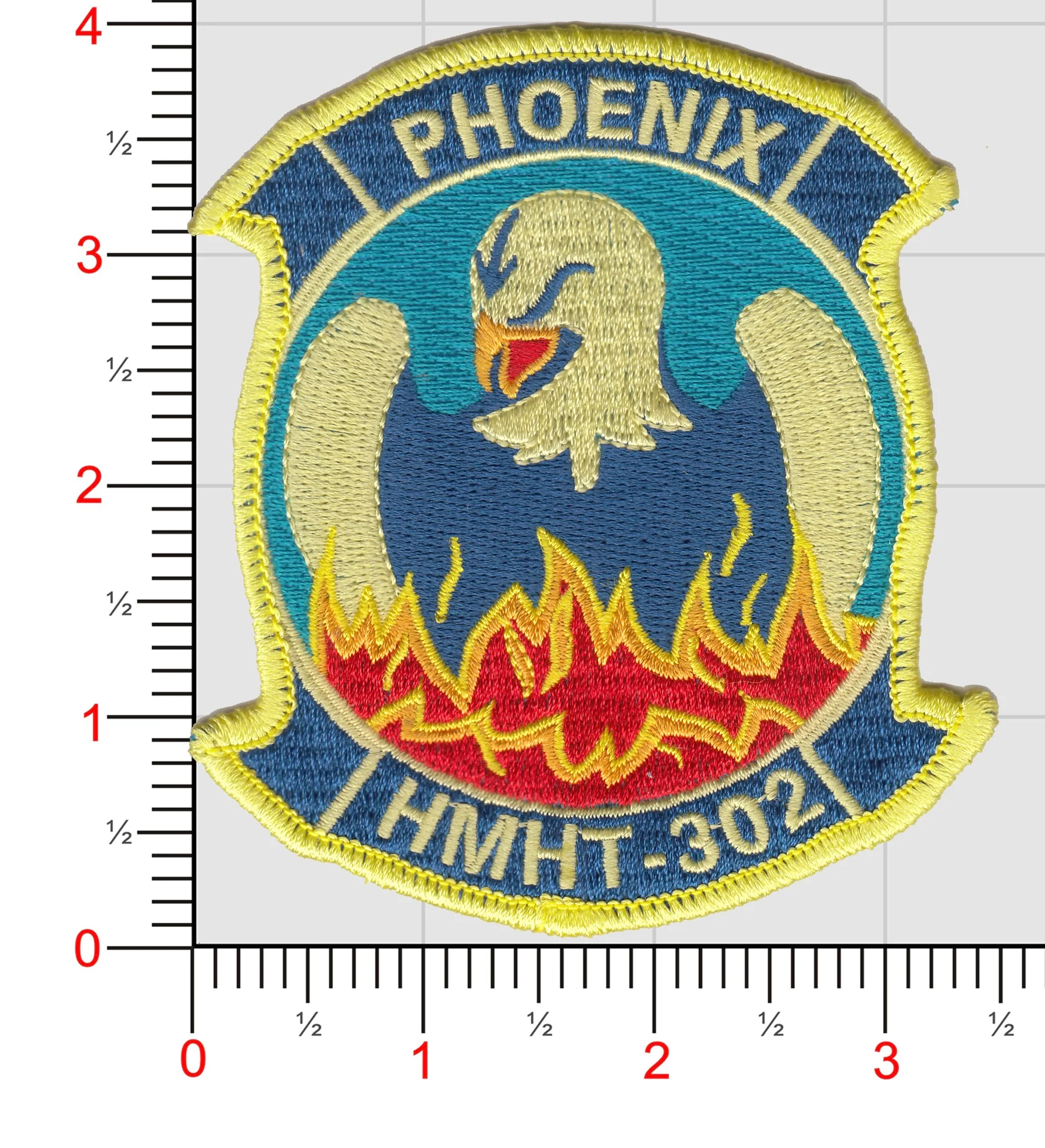 Officially Licensed USMC HMHT-302 Phoenix Patch