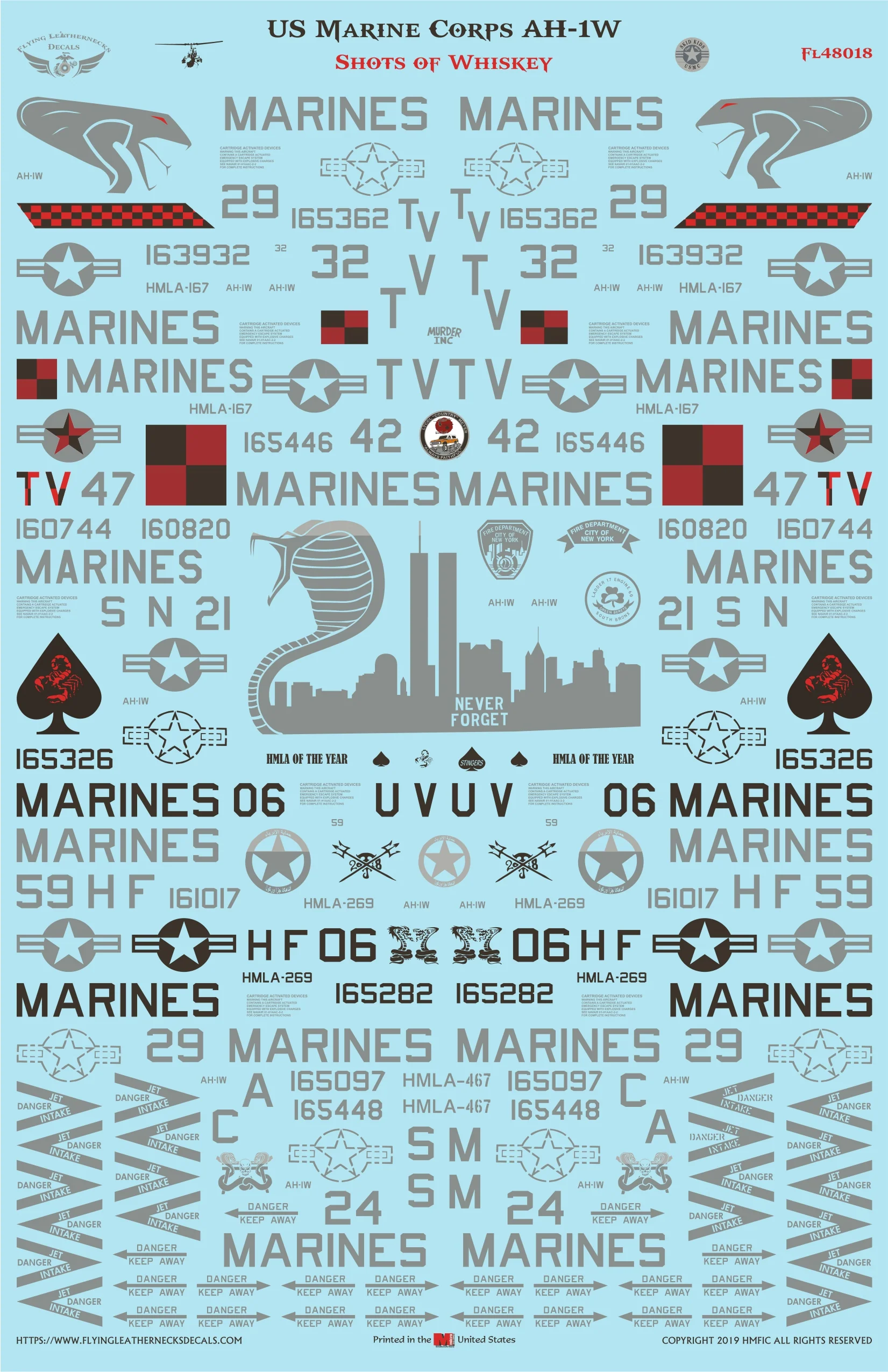 1/48 Scale AH-1W Shots of Whiskey