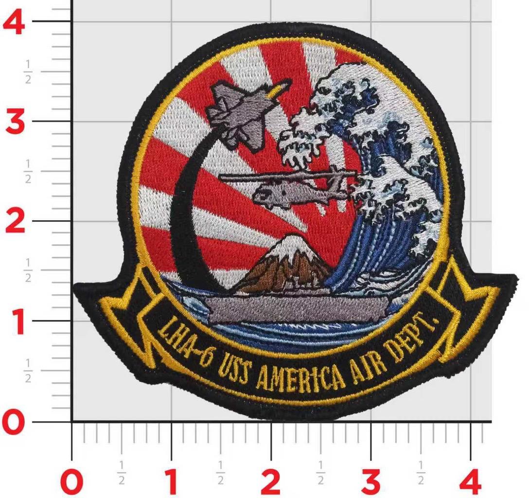 Official LHA-6 USS America Patches