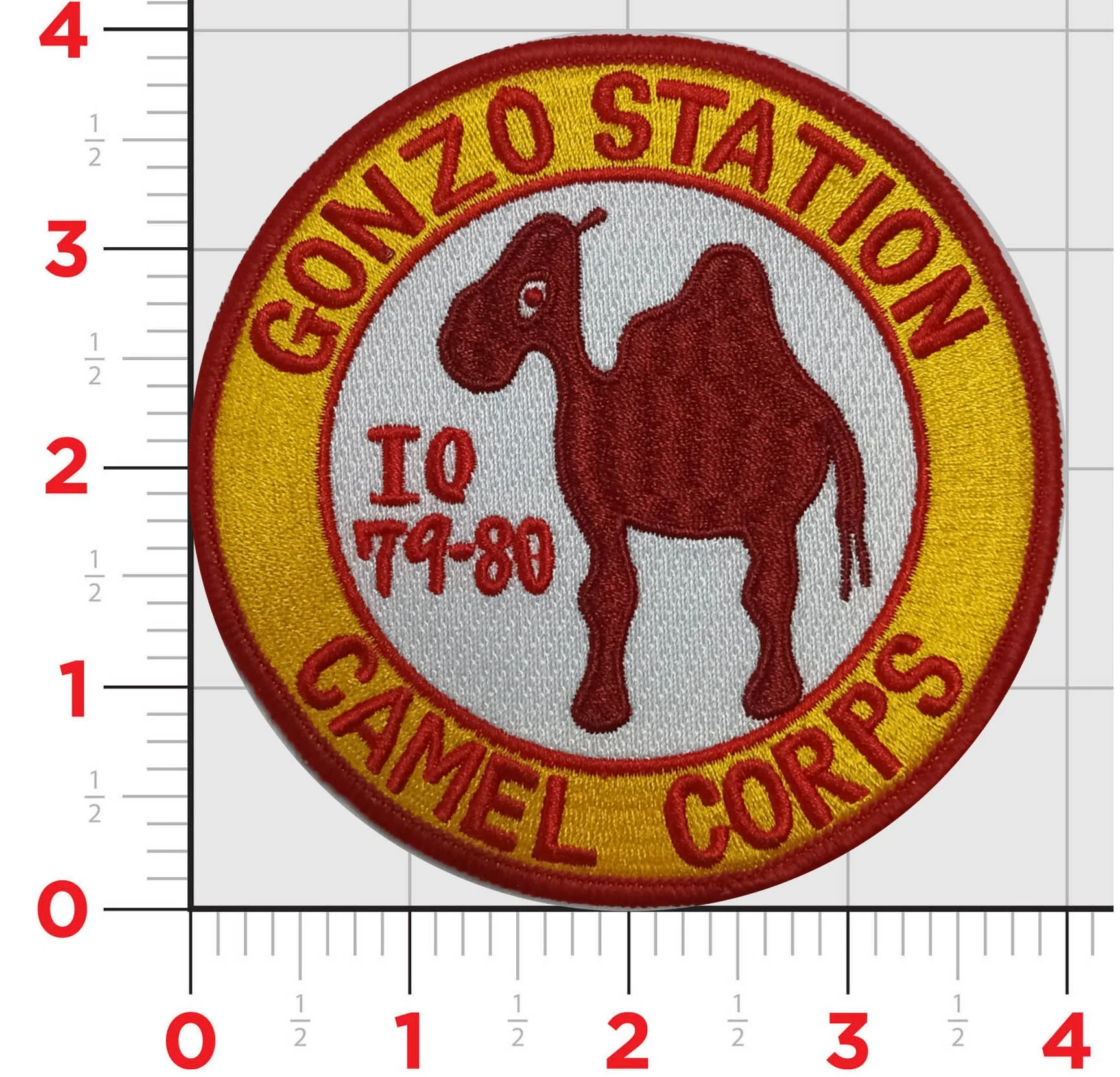 Gonzo Station Camel Corps 1979-1980 Patch