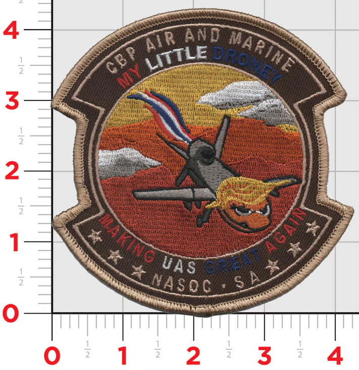 CBP Air & Marine My Little Droney San Angelo Patch