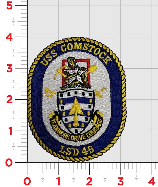 USS Comstock LSD-45 Patch
