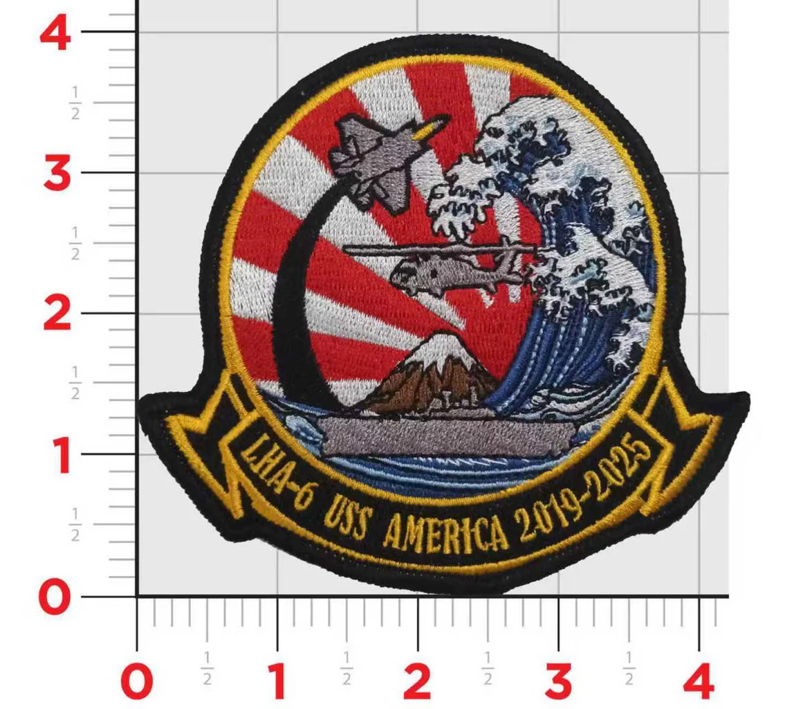 Official LHA-6 USS America Patches