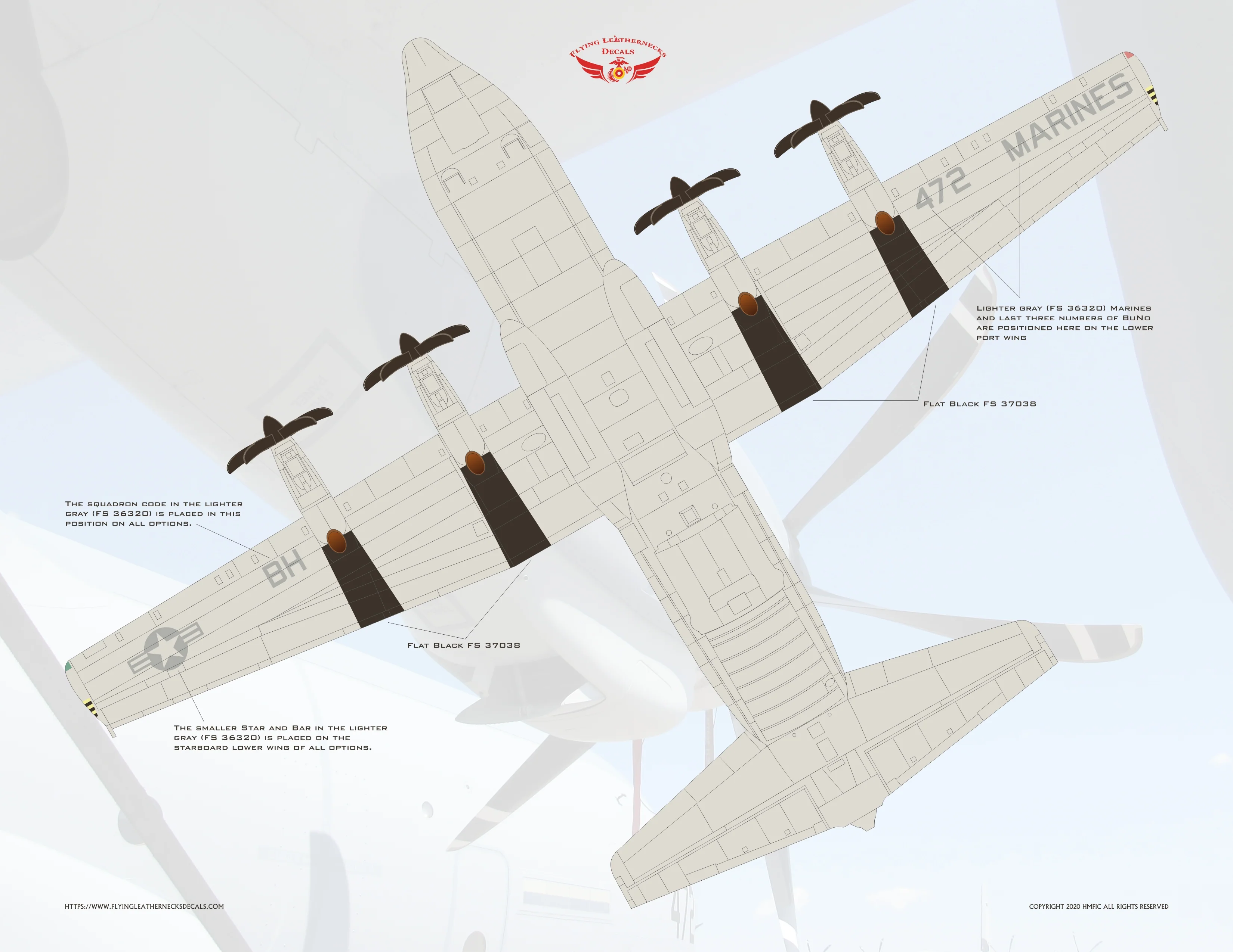 1/72 Scale USMC KC-130J Hercules