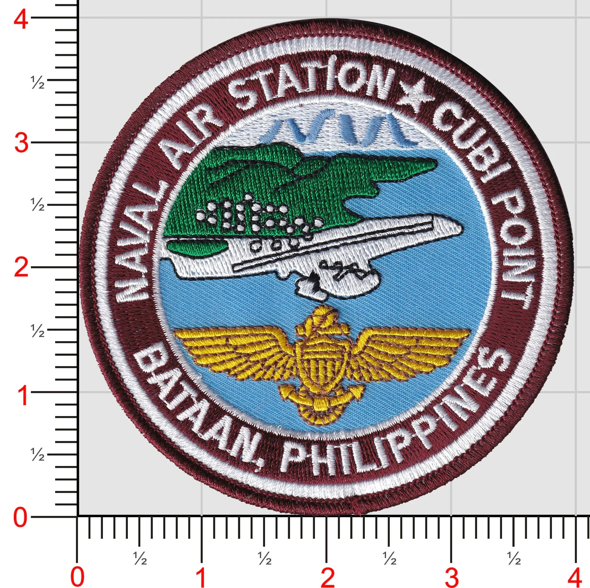 Officially Licensed US Navy NAS Cubi Point Patch