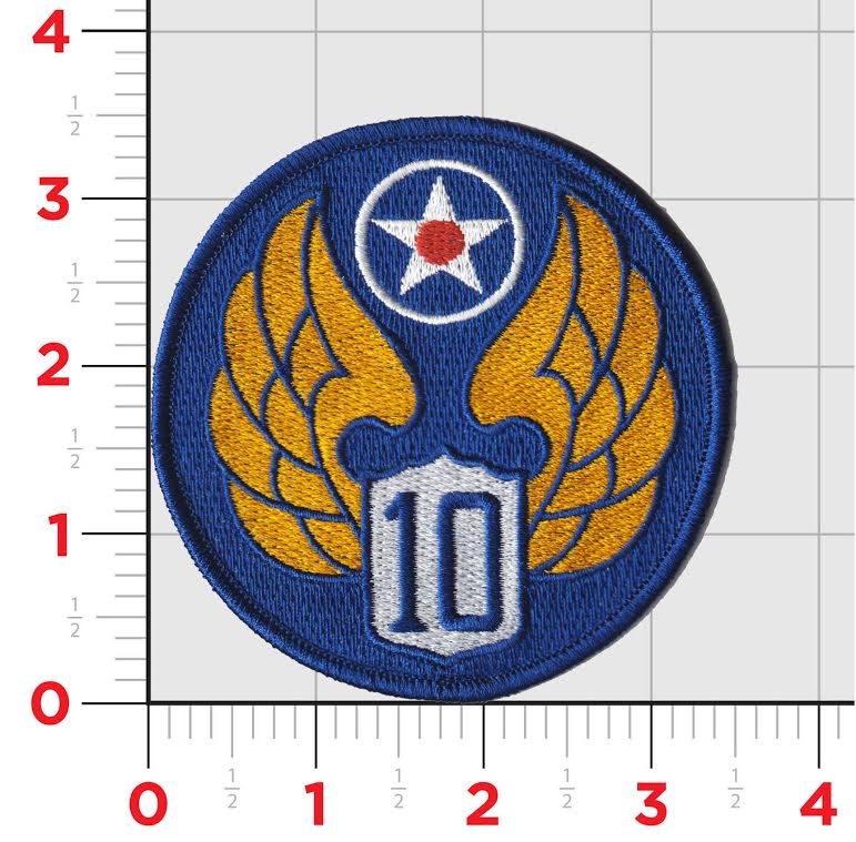 10th Air Force Patch