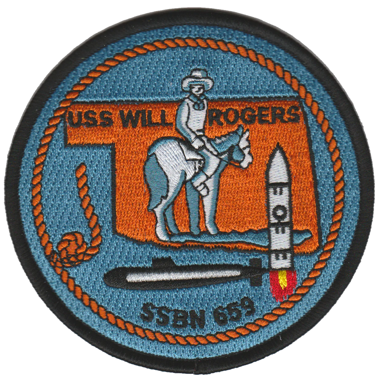 USS Will Rogers SSBN-659 Patch