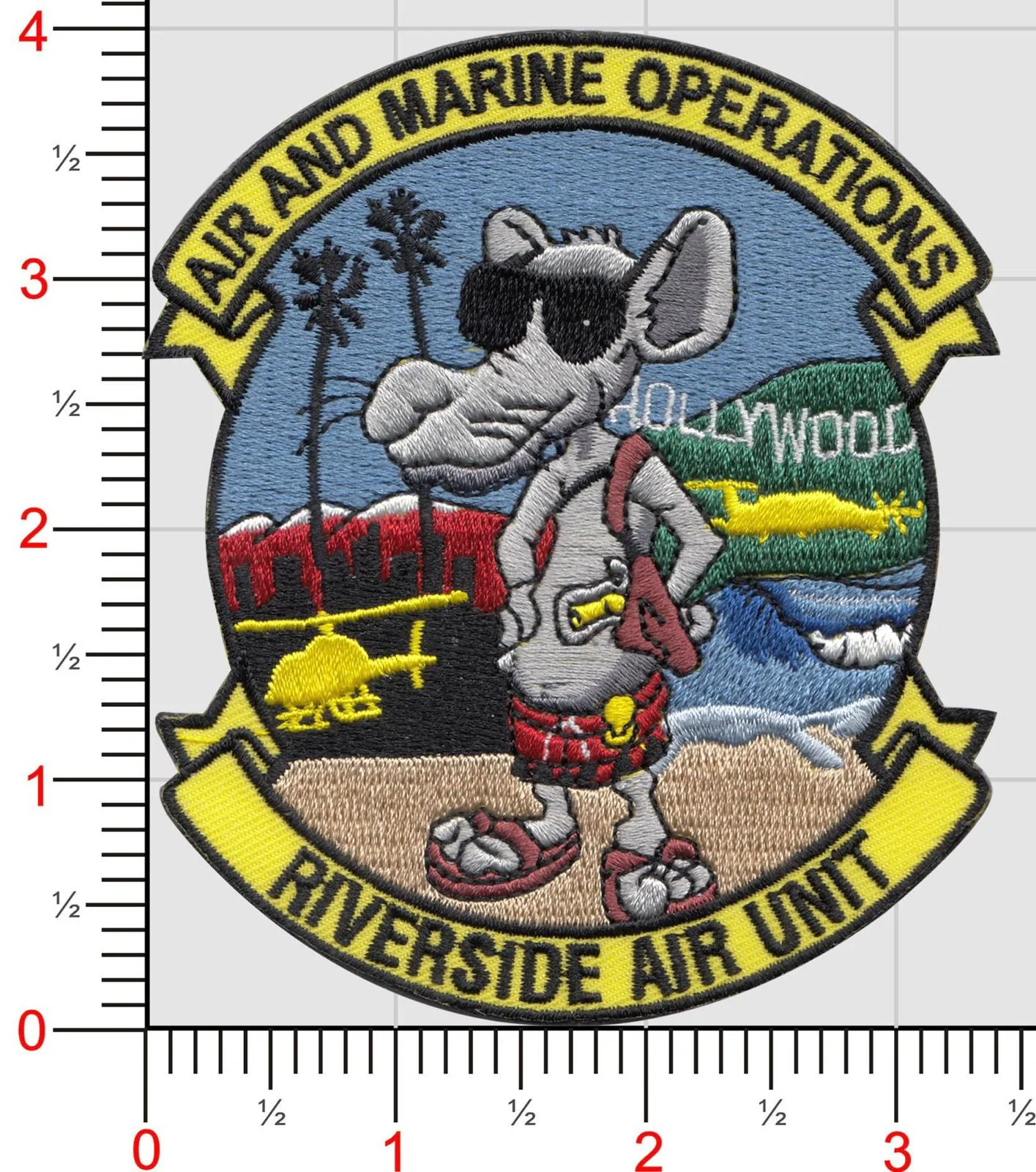 US Customs and Border Protection, Riverside Air Unit (Hollywood) Patch