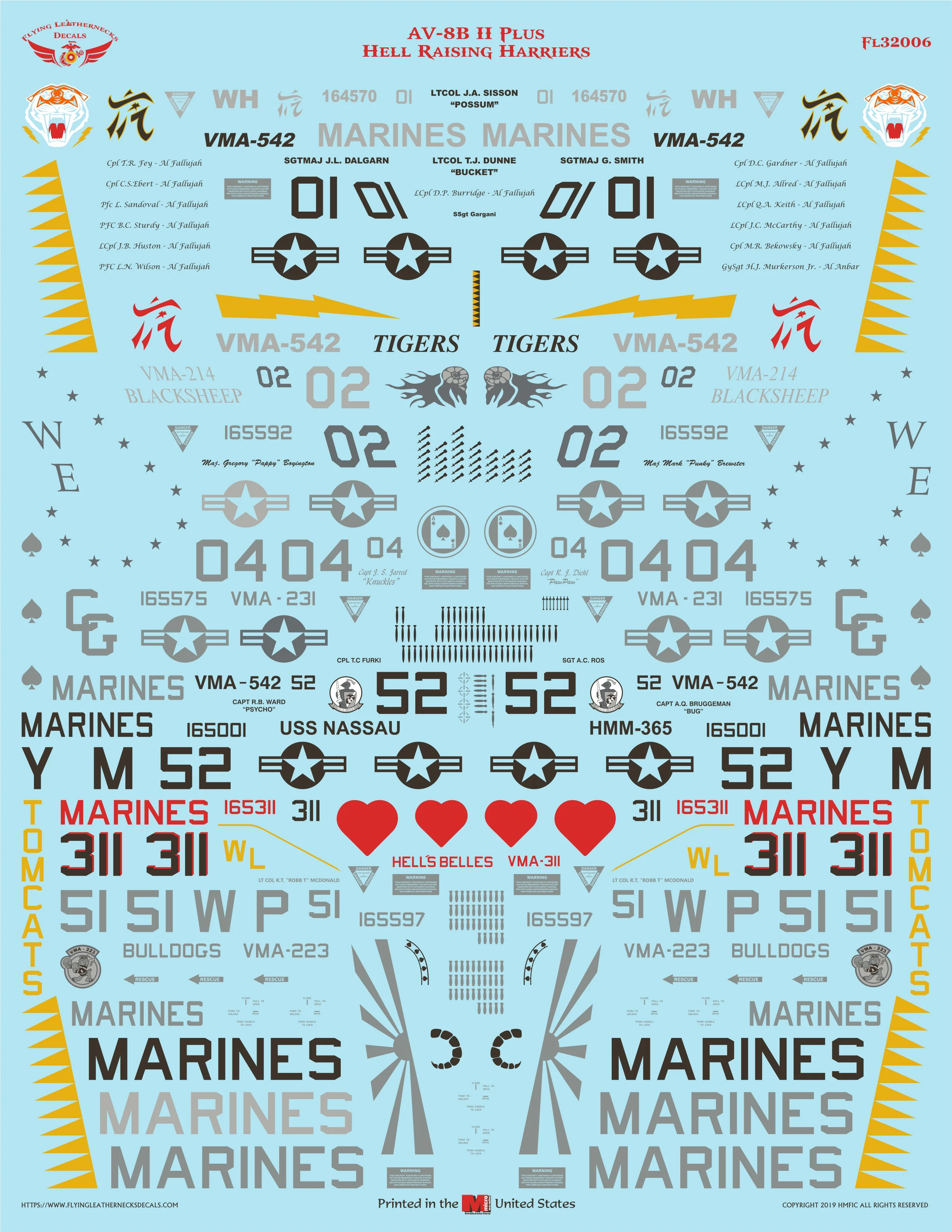 1/32 Scale AV-8B II Plus 'Hell Raising Harriers