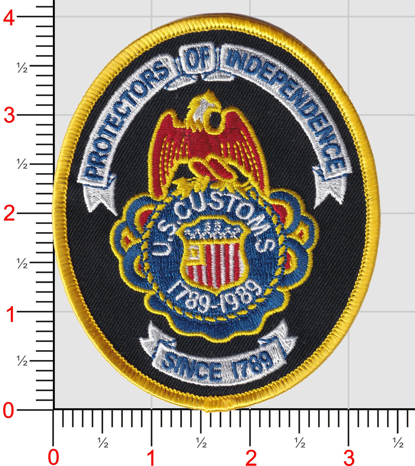 Legacy US Customs 200th Anniversary Patch