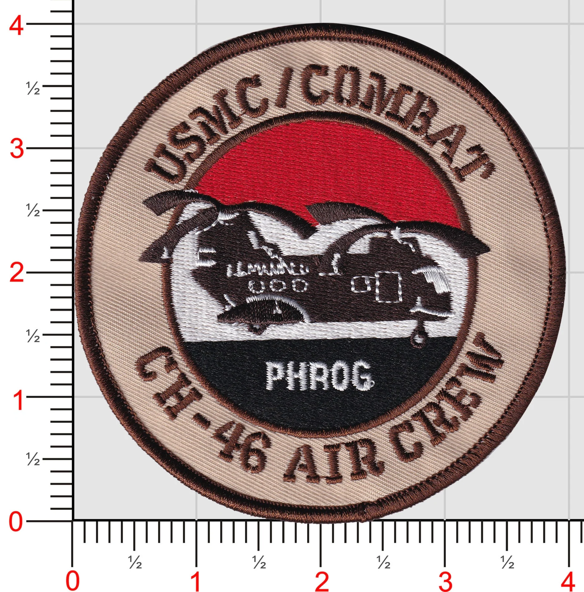 CH-46 Phrog Air Crew Iraq Patch