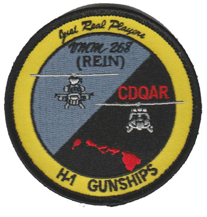 Official VMM-268 Red Dragons Skid DET Patch