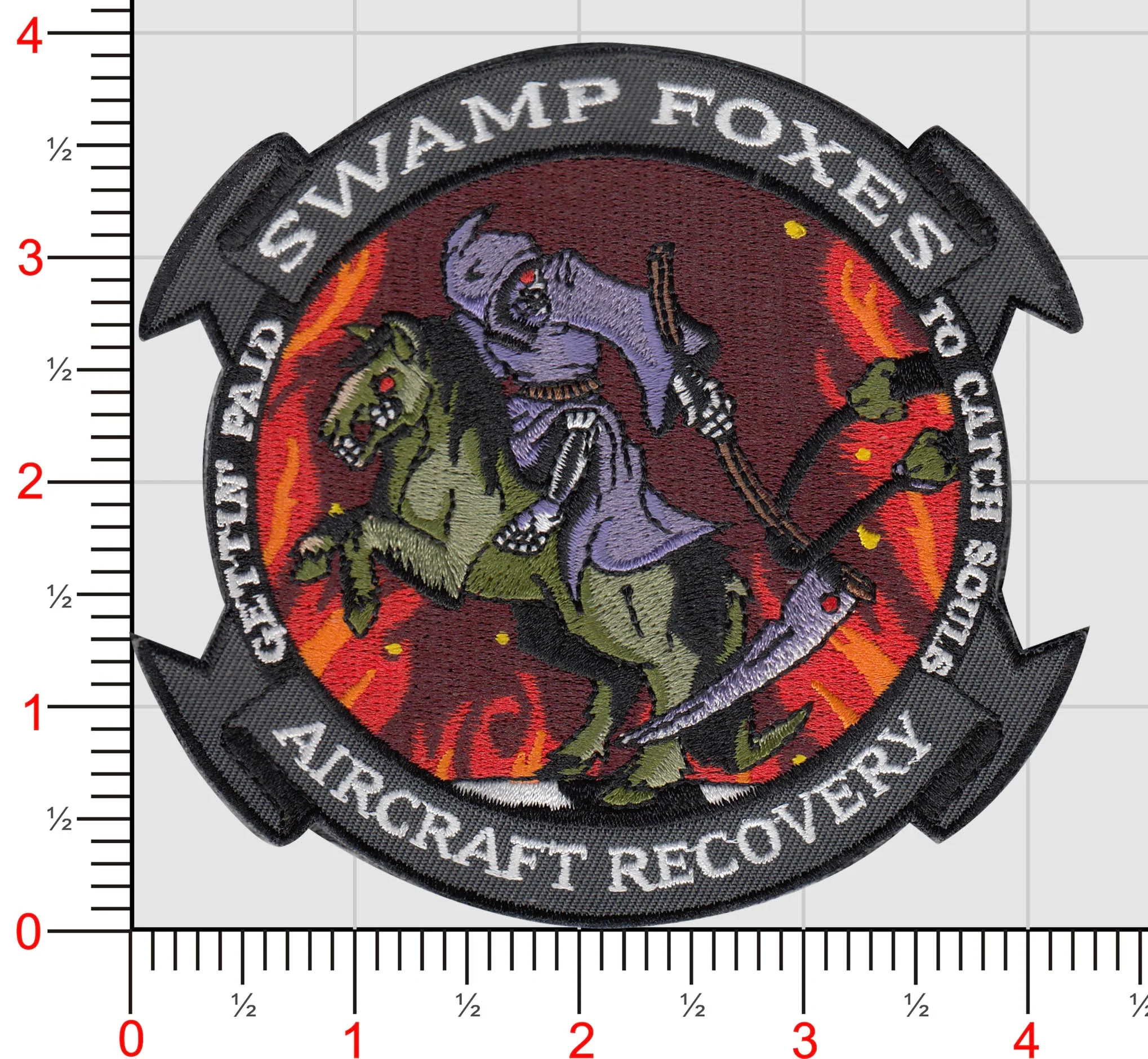 Official H & HS Beaufort Swamp Fox Aircraft Recovery Patch