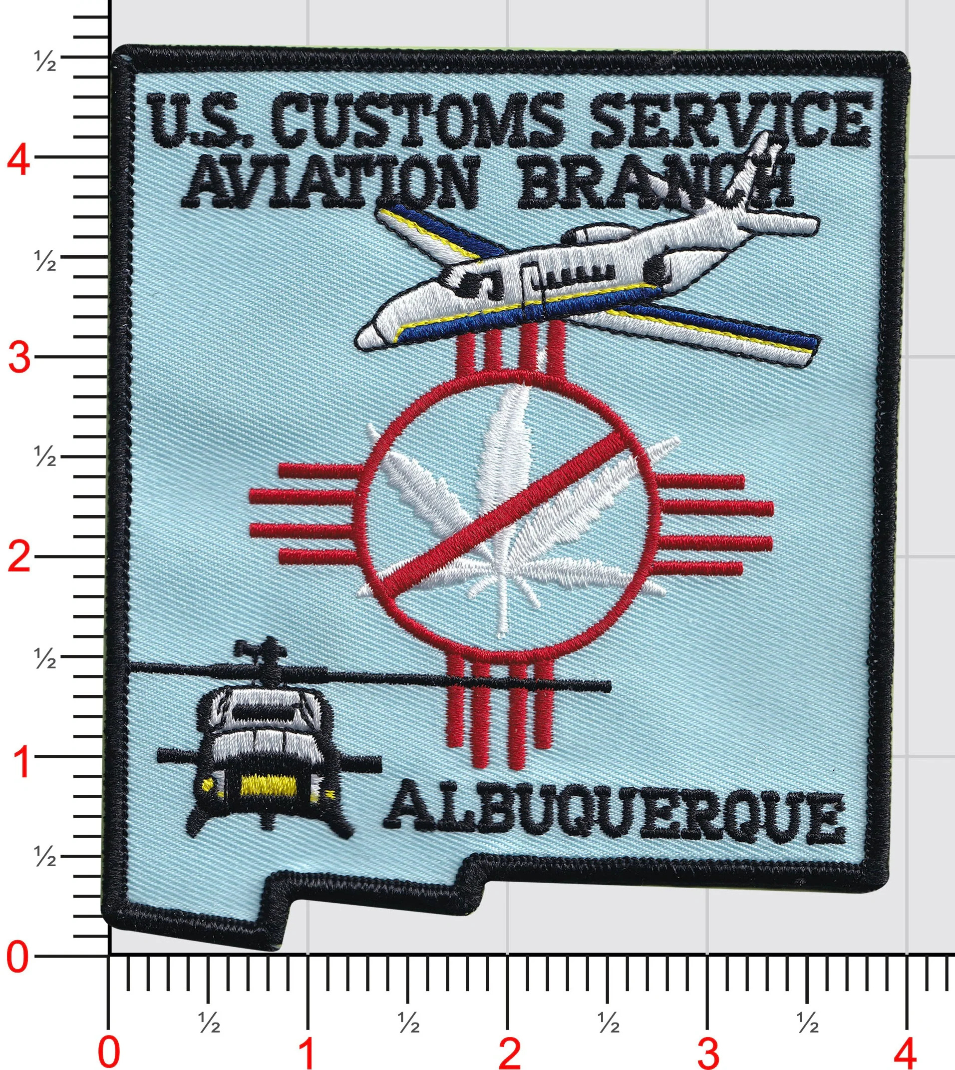 Legacy US Customs Albuquerque Air Branch Patch