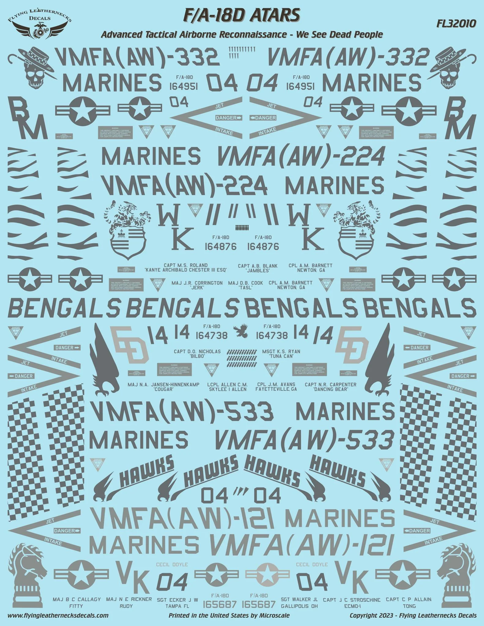 1/32 FL32010 F/A-18D ATARS - We See Dead People