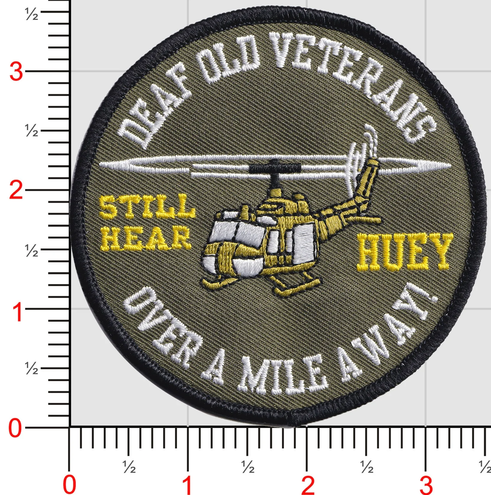 Deaf Old Veterans Can Still Hear a Huey Patch