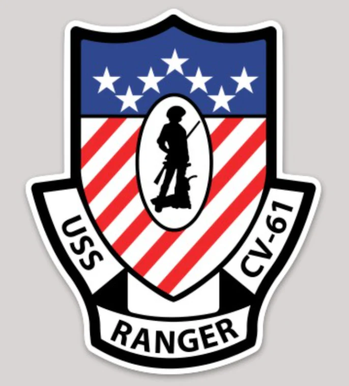 USS Ranger CV-61 sticker