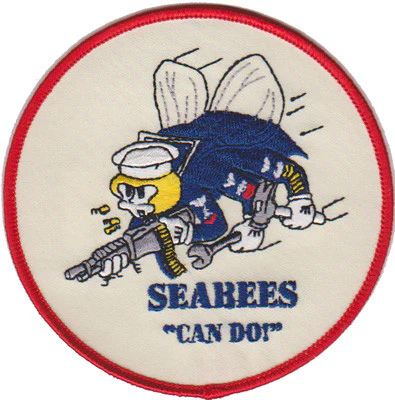 Officially Licensed US Navy Seabees Patch