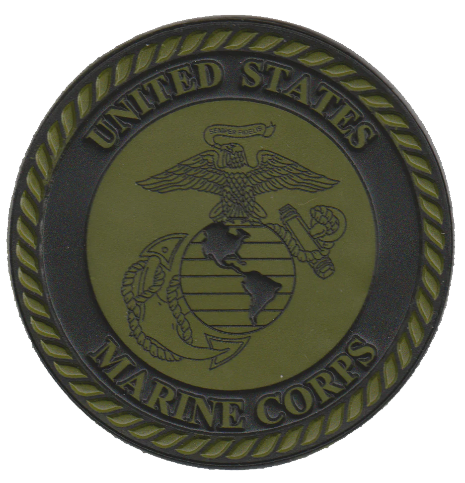 Officially Licensed USMC EGA PVC Patch