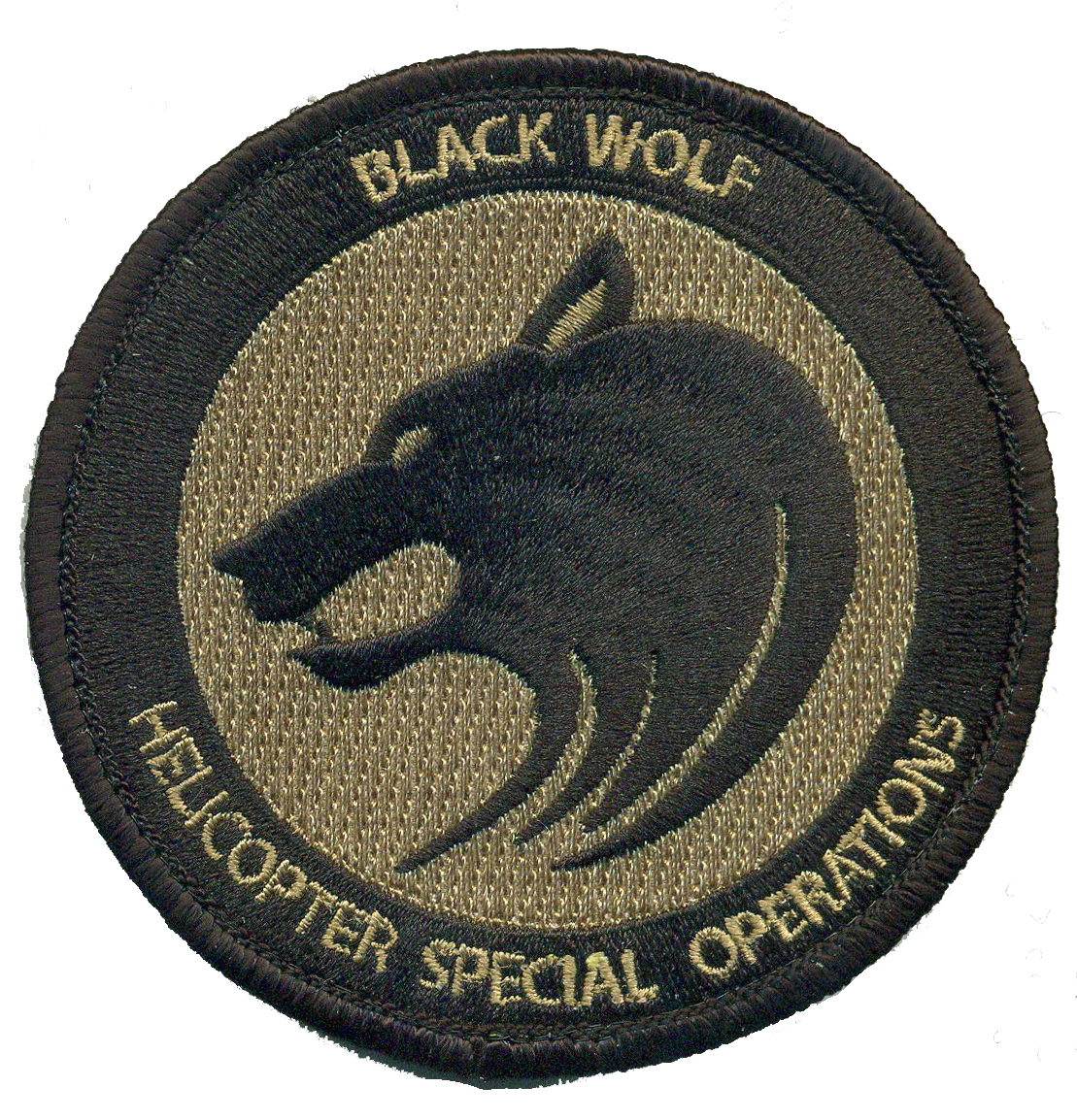 Black Wolf Special Operations Helicopters Patches