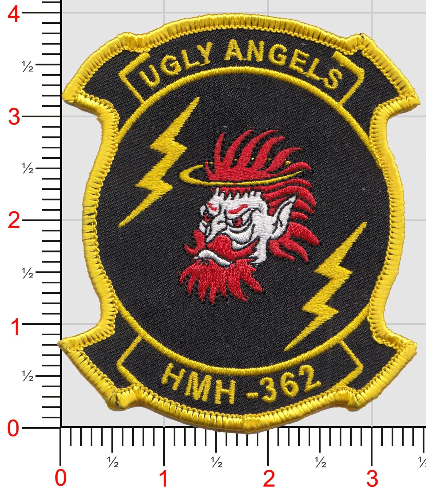 Officially Licensed USMC HMH-362 Ugly Angels Patch