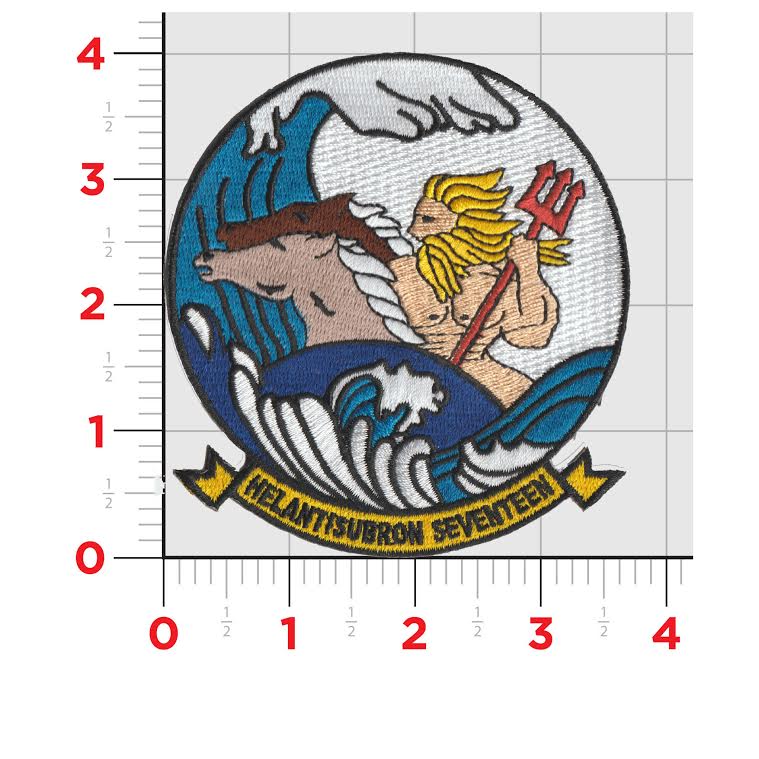 Officially Licensed US Navy HS-17 Neptune's Raiders Patch