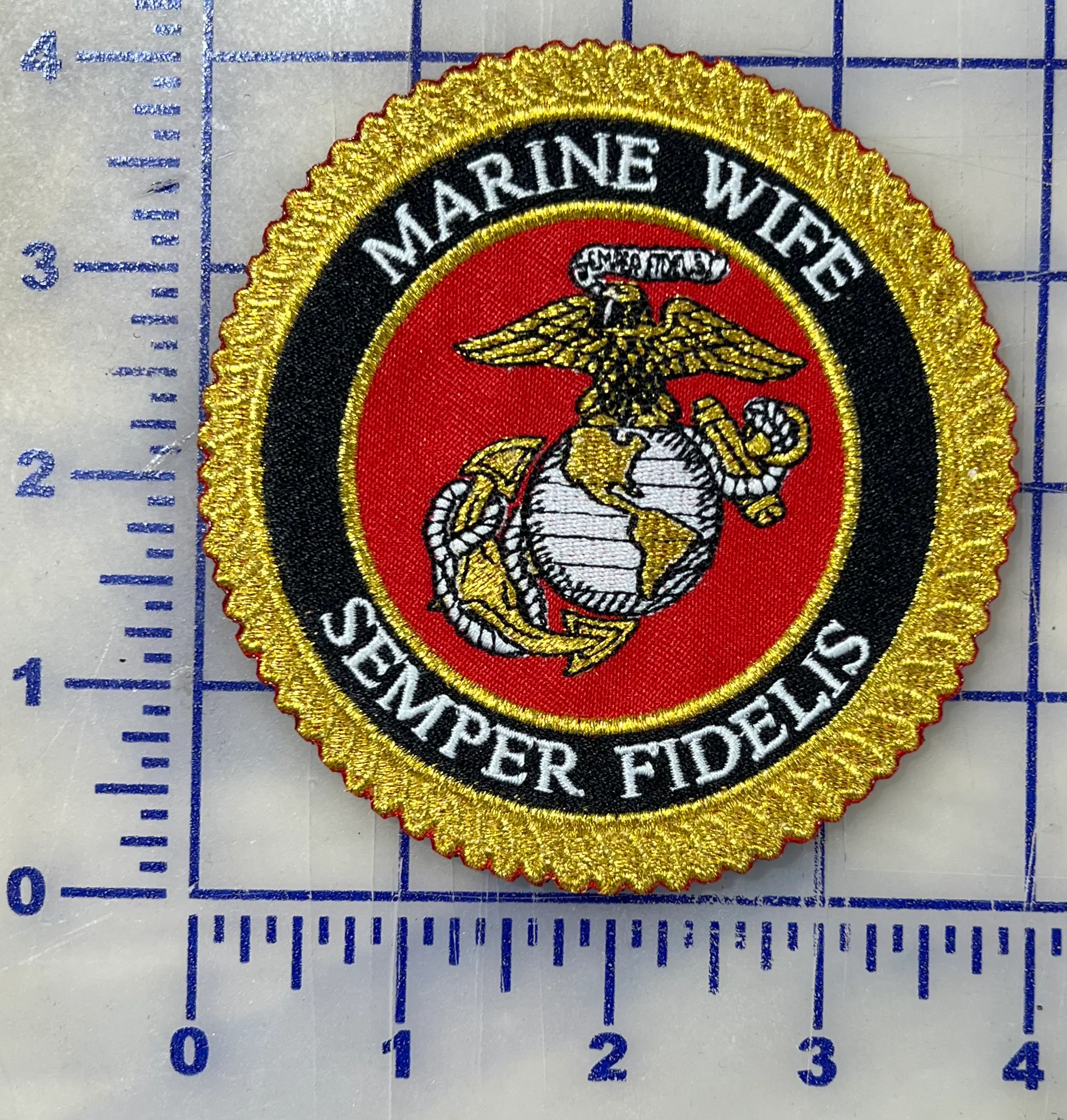 Officially Licensed USMC Marine Wife Patch