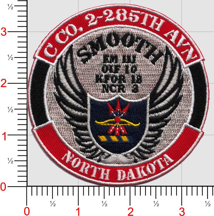 C Co 2-285 Aviation, ND National Guard Patch