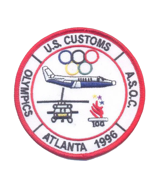 Legacy US Customs 1996 Atlanta Olympics US Customs NASO Patch