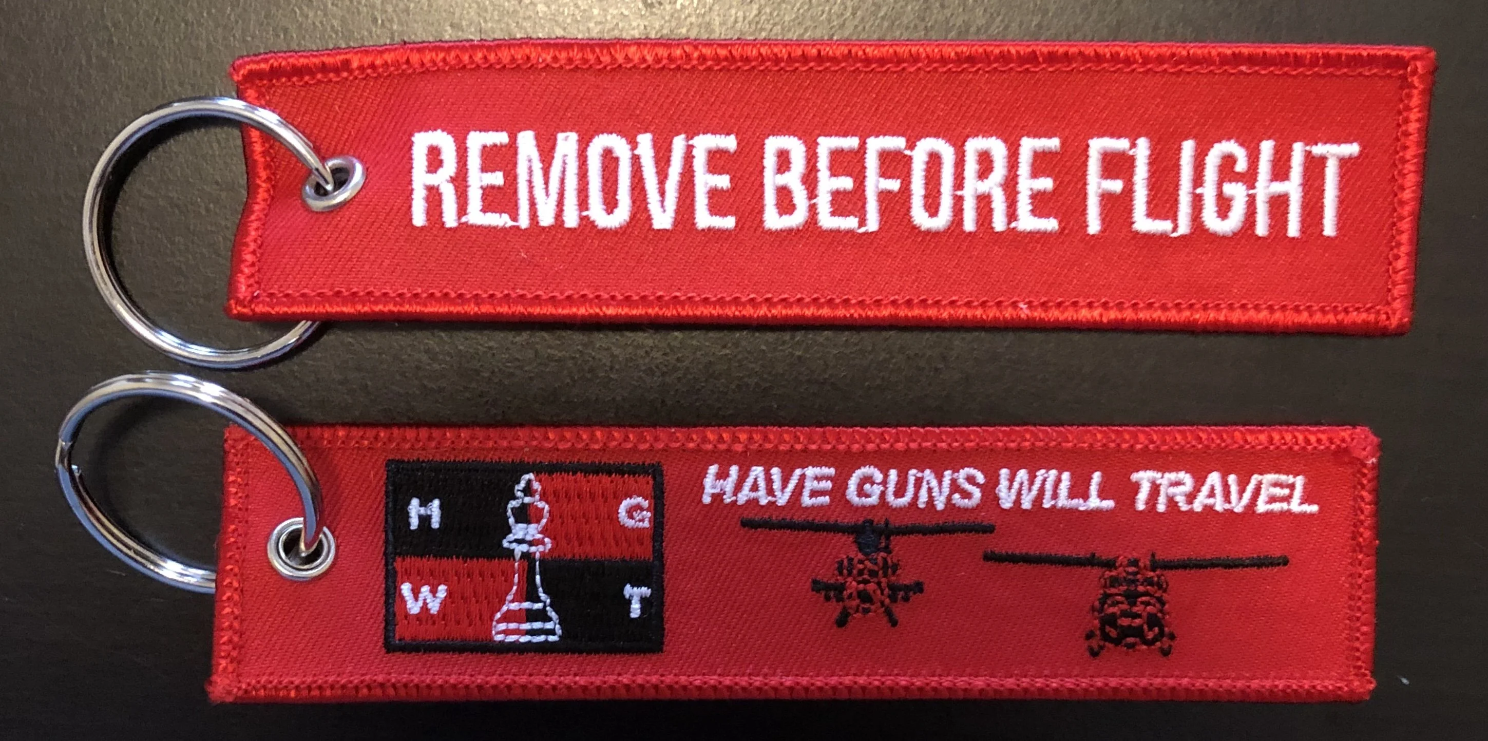 HMLA-167 Warriors REMOVE BEFORE FLIGHT Key Ring