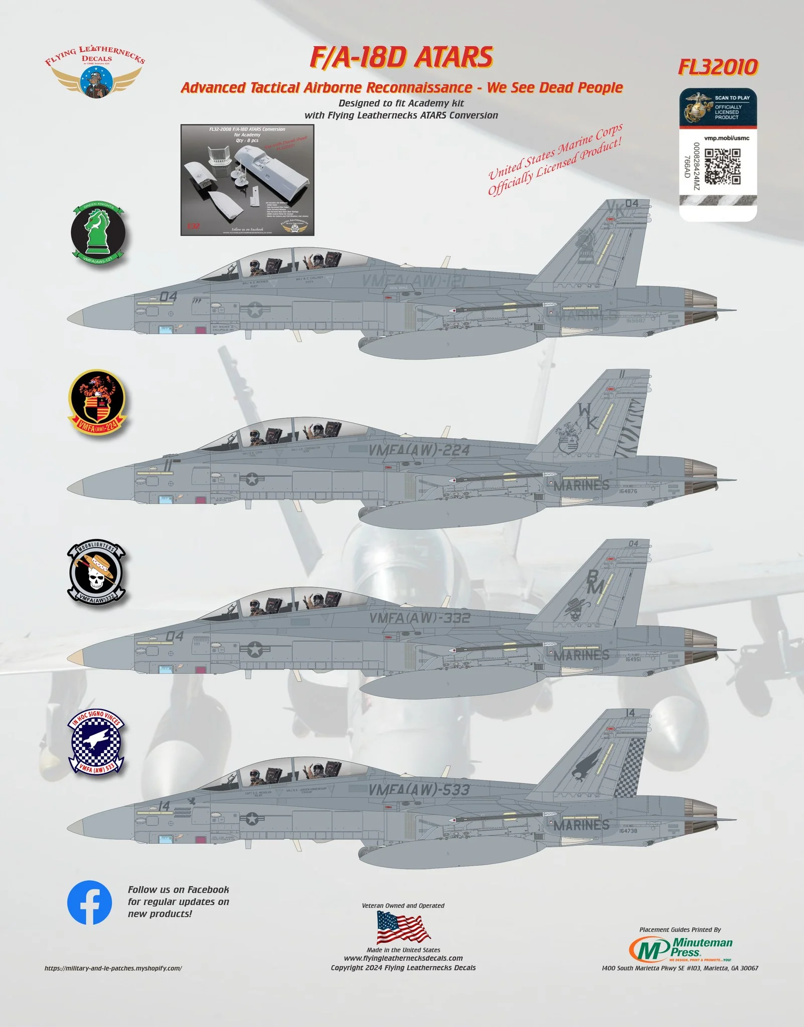 1/32 FL32010 F/A-18D ATARS - We See Dead People