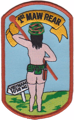 1st Marine Air Wing MAW Rear Vietnam Patch