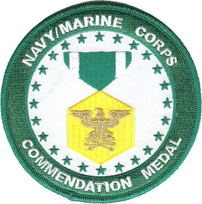 Navy And Marine Corps Commendation Medal Patch
