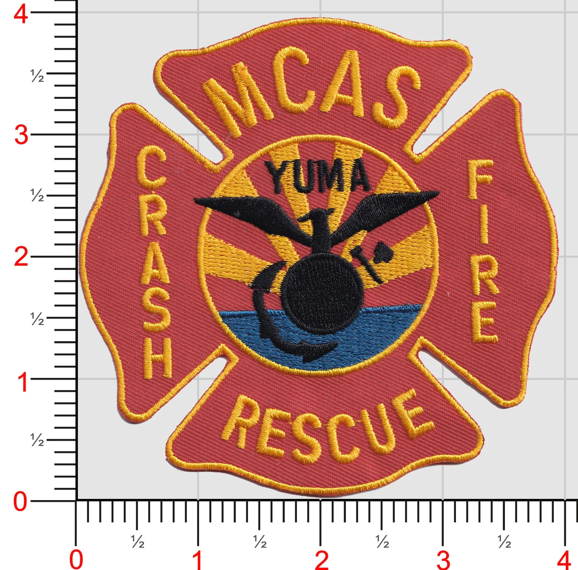 Officially Licensed USMC MCAS Yuma Crash Crew Patch