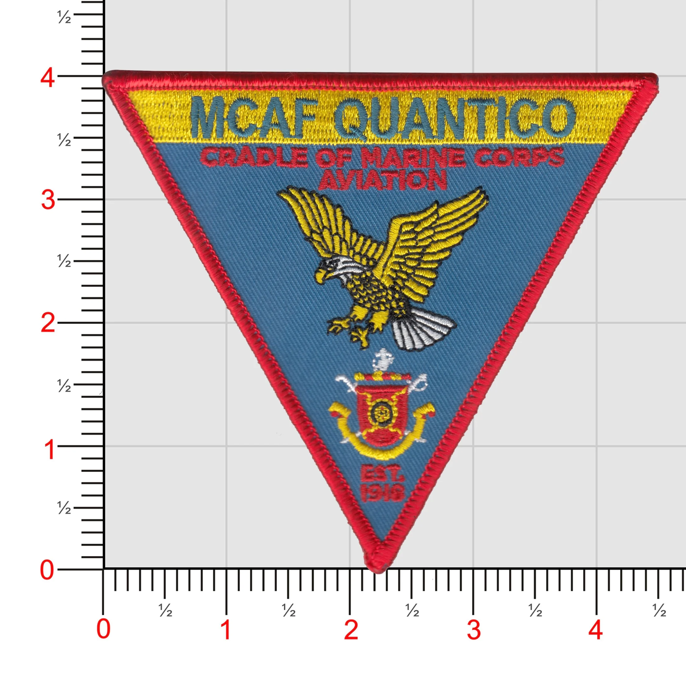 Officially Licensed USMC MCAF Quantico Patch