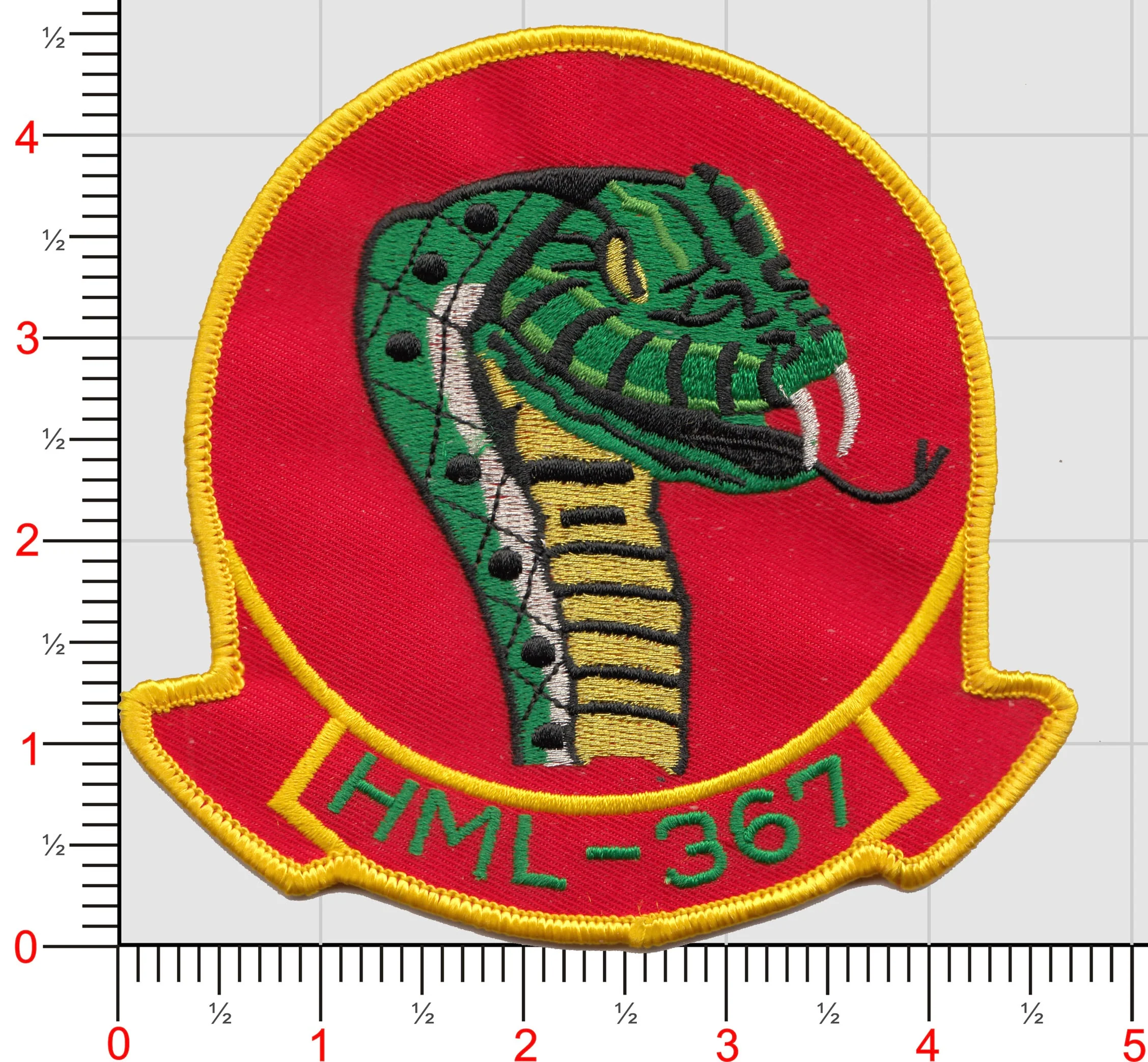 Officially Licensed HML-367 1968 Throwback Squadron patch