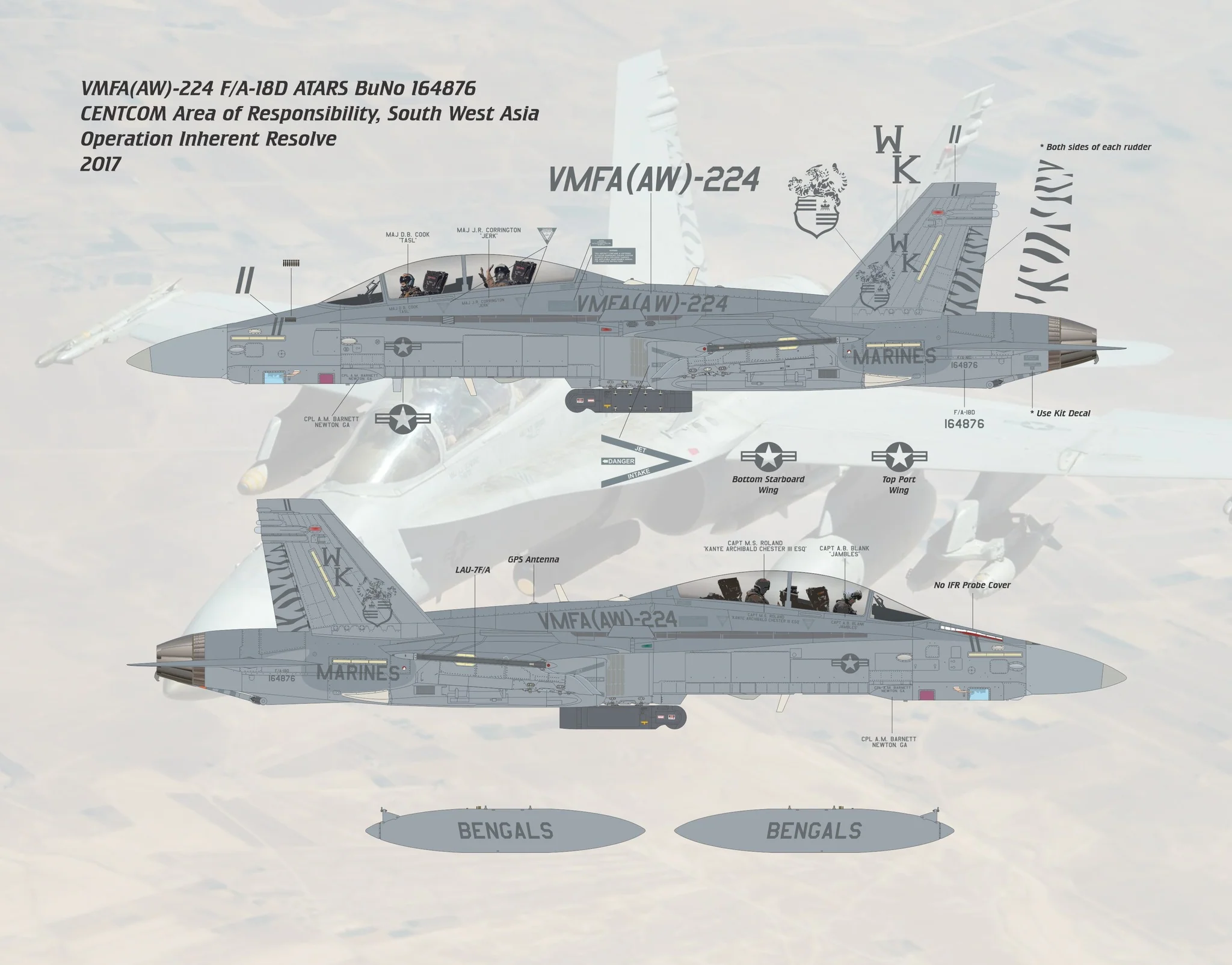 1/32 FL32010 F/A-18D ATARS - We See Dead People