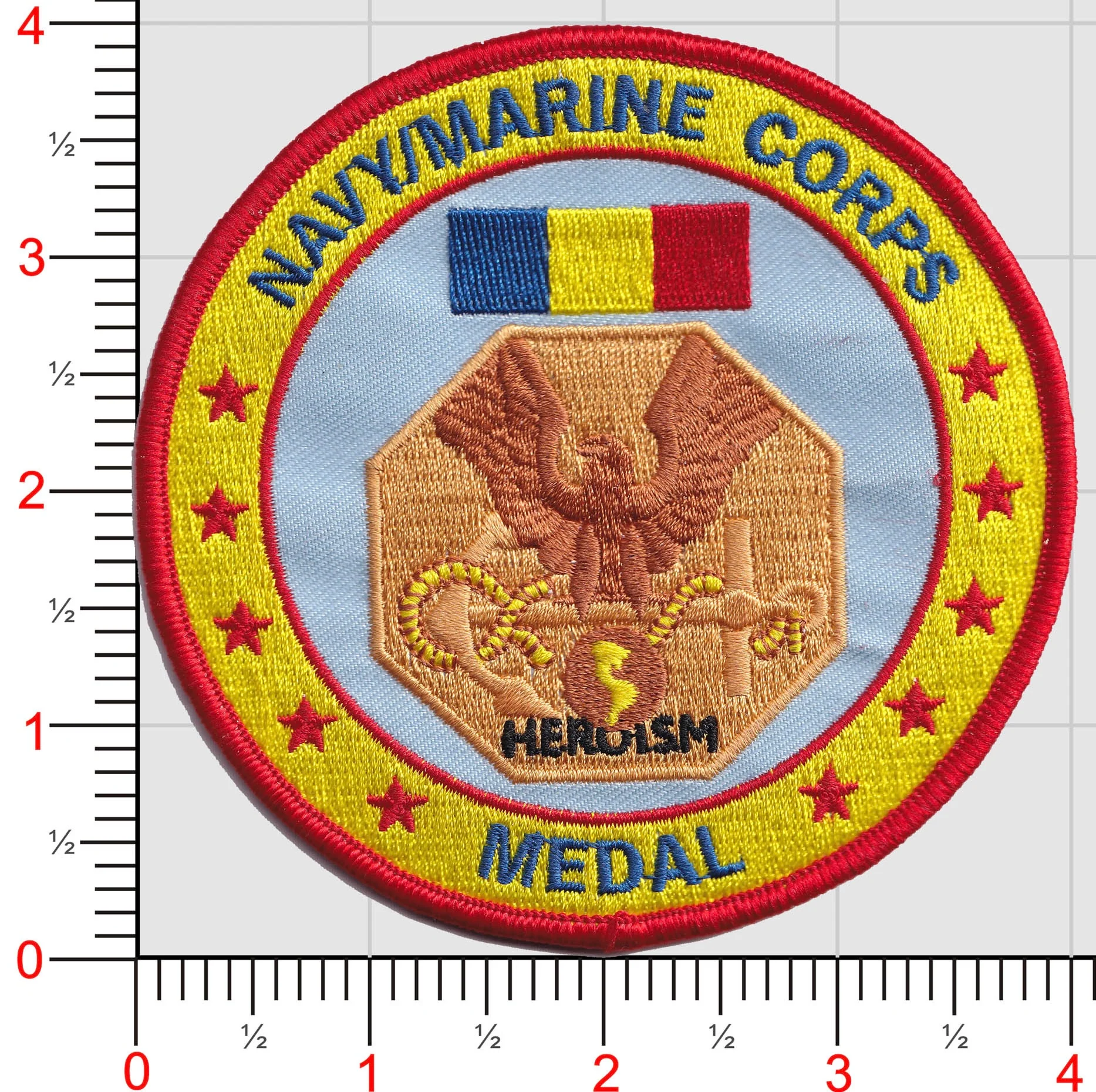Navy And Marine Corps Medal Patch